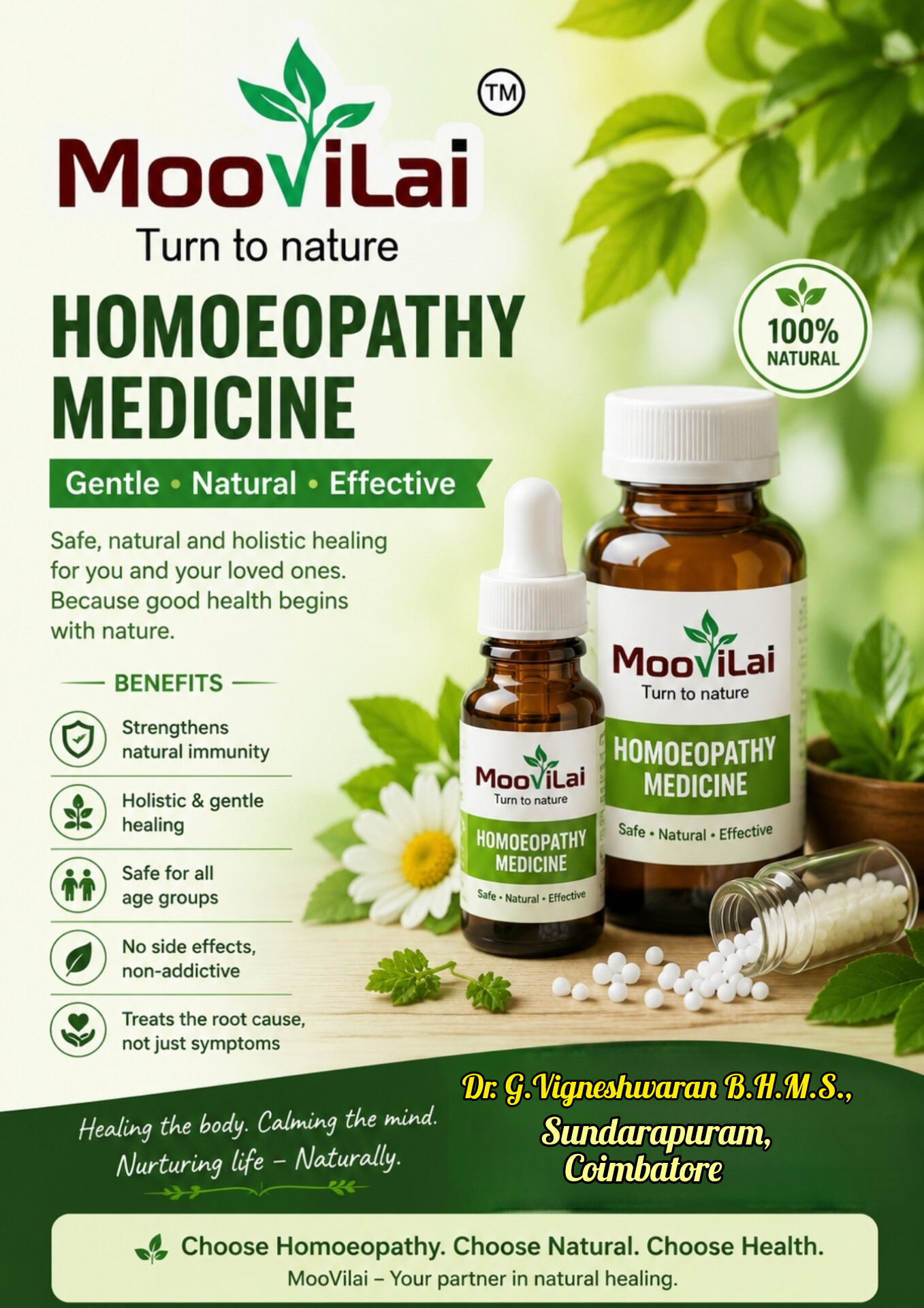 MOOVILAI HOMOEOPATHY MEDICINE